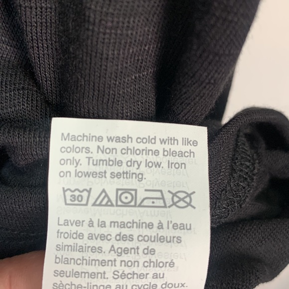 J. Crew Women’s Black Square-neck top with plaid sleeves New with Tag Sz S - Picture 8 of 10